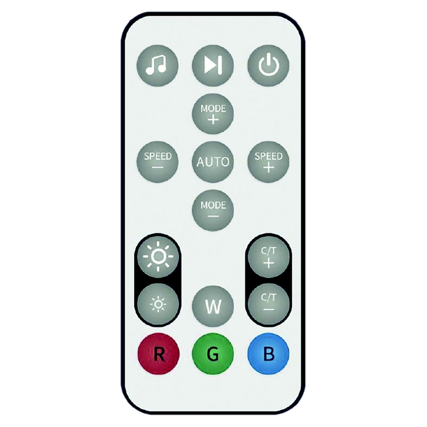 LED RGB hämardatav põrandalamp RAINBOW LED/18W/230V Wi-Fi Tuya + kaugjuhtimispult