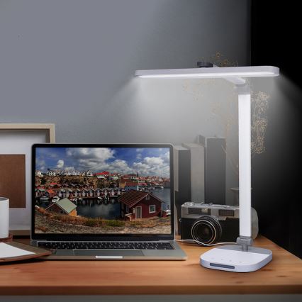 LED Hämardatav puutetundlik laualamp koos öövalgustusega LED/10W/5V 3000/4000/5000K valge