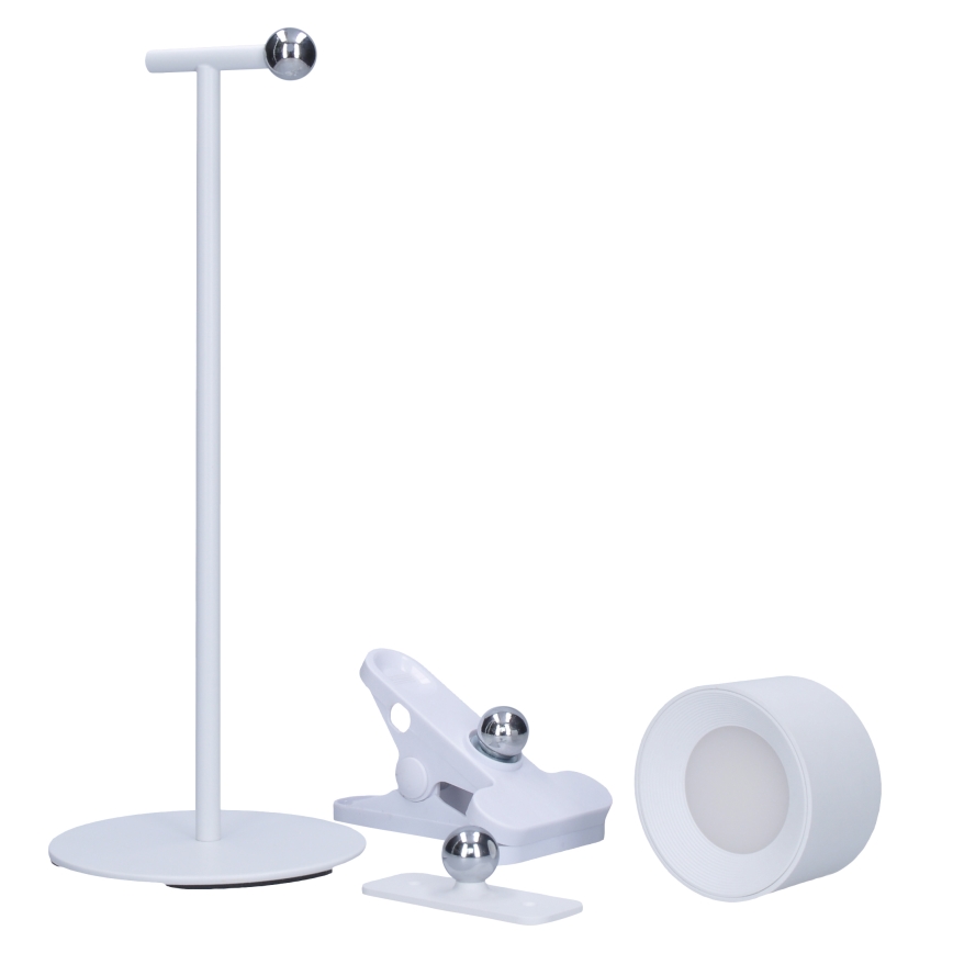 LED Hämardatav puutetundlik laetav lamp 3-ühes LED/4W/2000 mAh 3000/4000/6500K valge