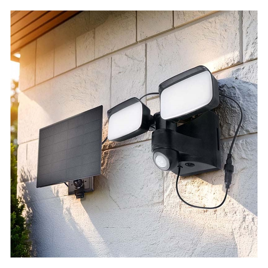 LED päikesereflektor anduriga LED/9W/3,7V 3600 mAh IP54