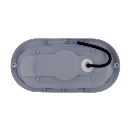 LED Väli seinavalgusti LED/13W/230V 4000K IP54 hall ovaalne