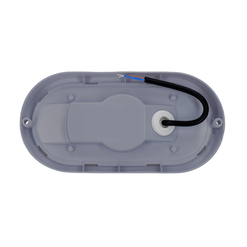 LED Väli seinavalgusti LED/13W/230V 4000K IP54 hall ovaalne