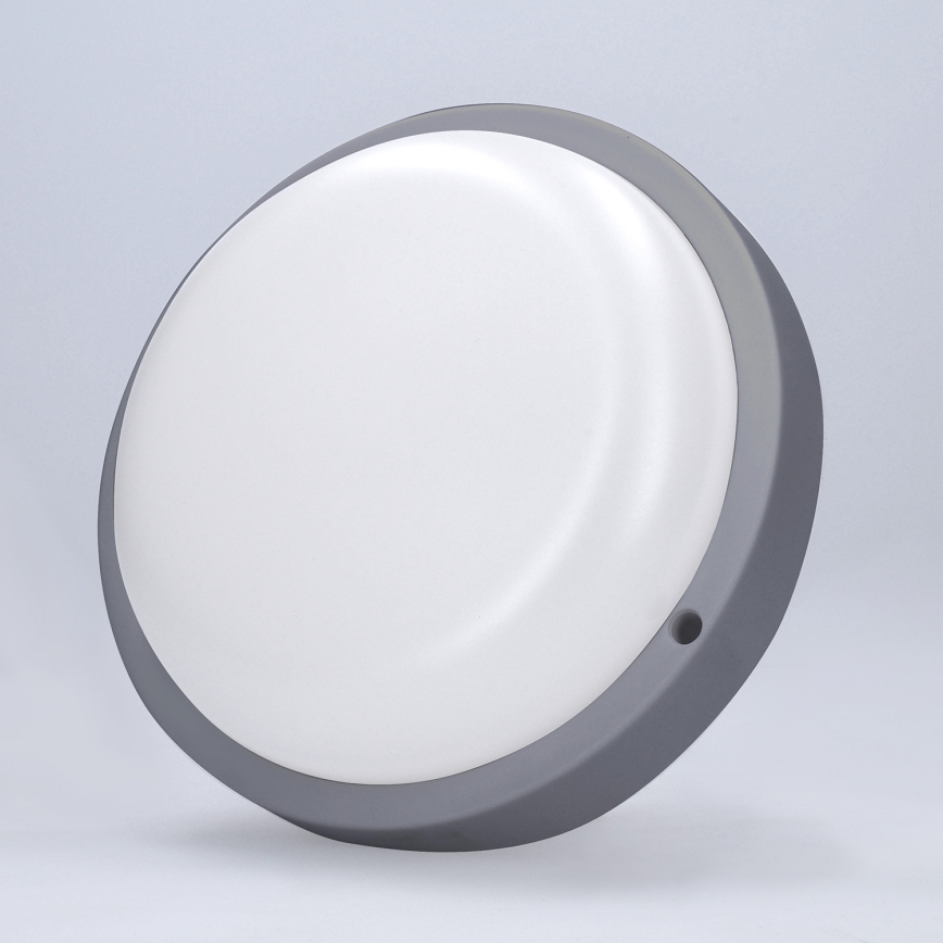 LED Väli seinavalgusti LED/13W/230V 4000K IP54 hall ümmargune