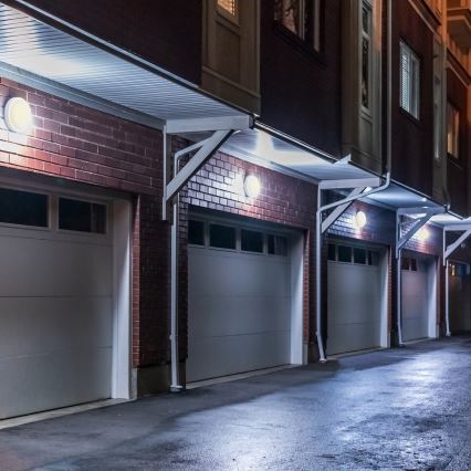 LED Väli seinavalgusti LED/20W/230V 4000K IP54 hall ovaalne