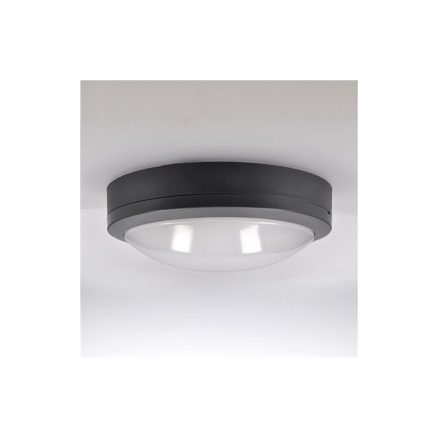 LEd Väli laevalgusti anduriga SIENA LED/20W/230V 4000K d. 23 cm IP54