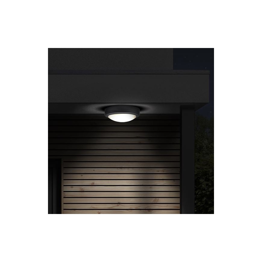 LEd Väli laevalgusti anduriga SIENA LED/20W/230V 4000K d. 23 cm IP54