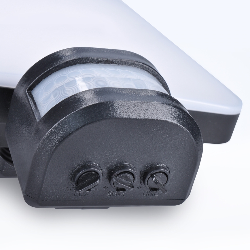 LED Päikesepaneeliga prožektor koos liikumisanduriga LED/11W/3,7V 4400mAh 3000K/4000K/6500K IP54