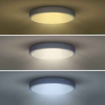 LED Hämardatav laevalgusti GREY LED/60W/230V 3000-6500K hall d. 49 cm + kaugjuhtimispult