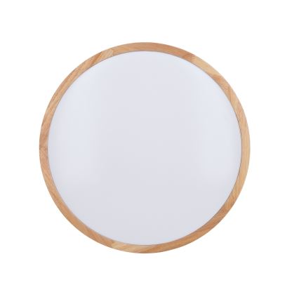 LED Hämardatav laevalgusti WOODY LED/48W/230V 3000-6500K tamm d. 38 cm + kaugjuhtimispult