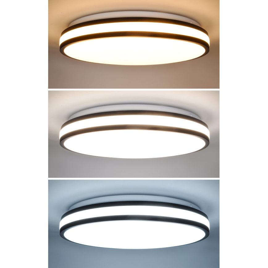 LED Hämardatav laevalgusti LASKOS LED/48W/230V 3000-6500K must + kaugjuhtimispult