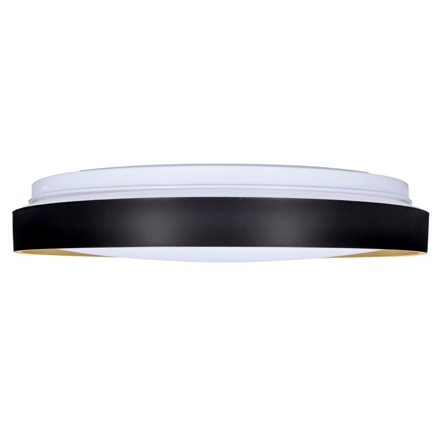 LED Hämardatav laevalgusti CALA LED/48W/230V 3000-6500K must/kuldne + kaugjuhtimispult