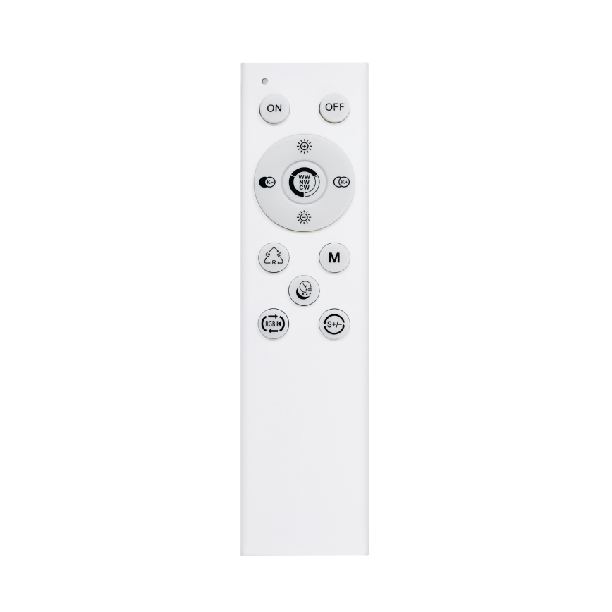 RGB LED Hämardatav laevalgusti FLOCO LED/30W/230V 3000-6500K + RGB/6W d. 40cm + kaugjuhtimispult