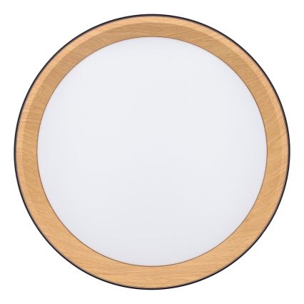 LED Hämardatav laevalgusti LARIOS LED/48W/230V 3000-6500K d. 39 cm must + kaugjuhtimispult