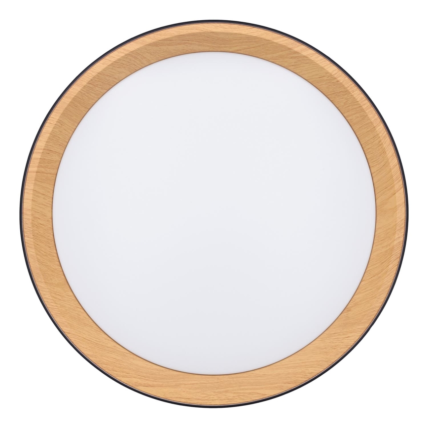 LED Hämardatav laevalgusti LARIOS LED/48W/230V 3000-6500K d. 39 cm must + kaugjuhtimispult