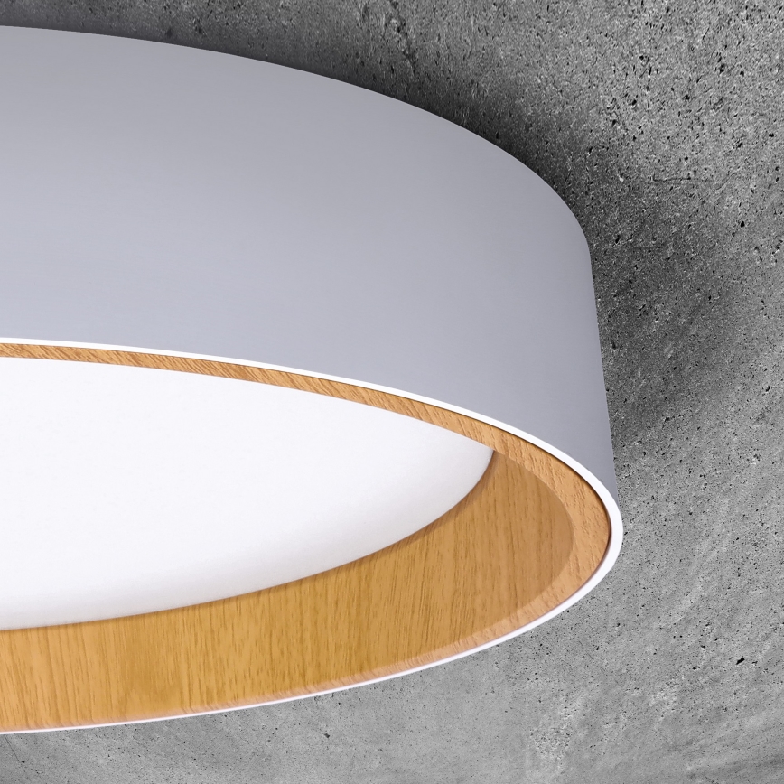 LED Hämardatav laevalgusti LARIOS LED/48W/230V 3000-6500K d. 39 cm valge + kaugjuhtimispult