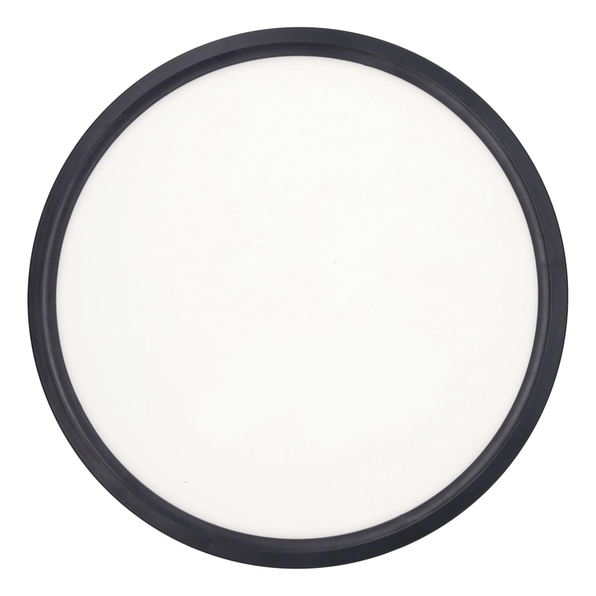 LED Hämardatav laevalgusti ESTELA LED/36W/230V d. 30 cm must + kaugjuhtimispult