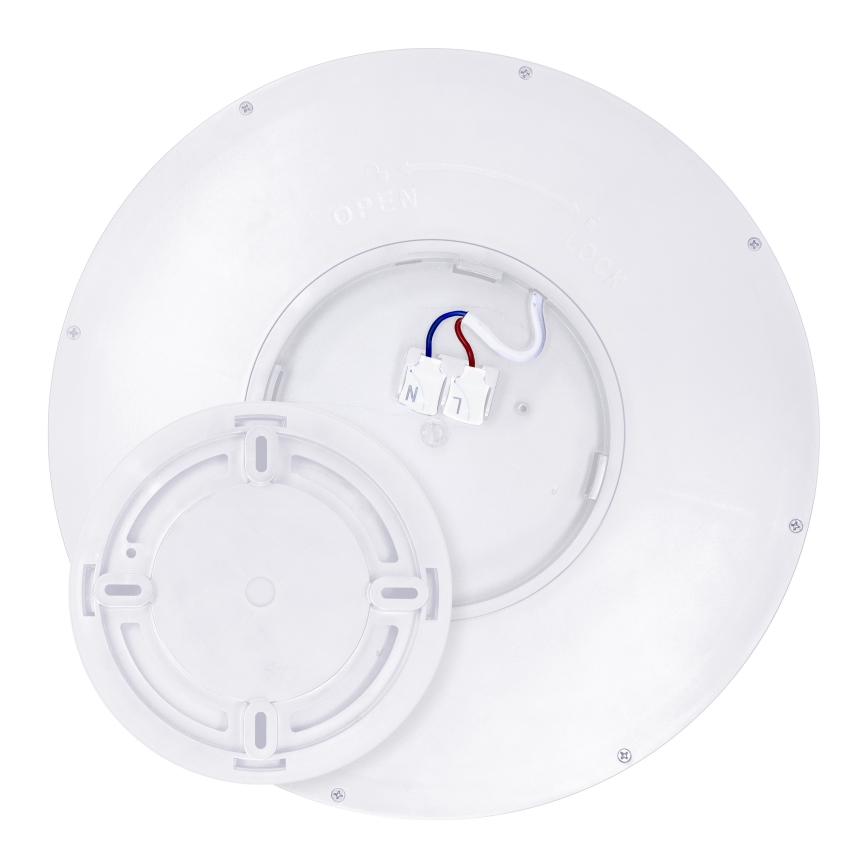 LED Hämardatav laevalgusti ESTELA LED/36W/230V d. 30 cm valge + kaugjuhtimispult
