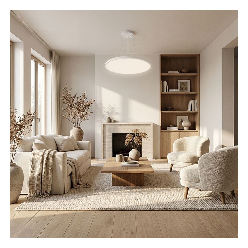 LED hämardatav laevalgusti, pinnapealne ja riputatav, LED/40W/230V 3000-6500K + kaugjuhtimispult