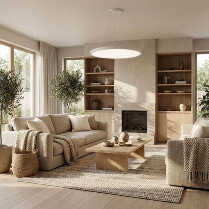 LED hämardatav lae pinnapealne rippvalgusti LED/50W/230V 3000-6500K + kaugjuhtimispult