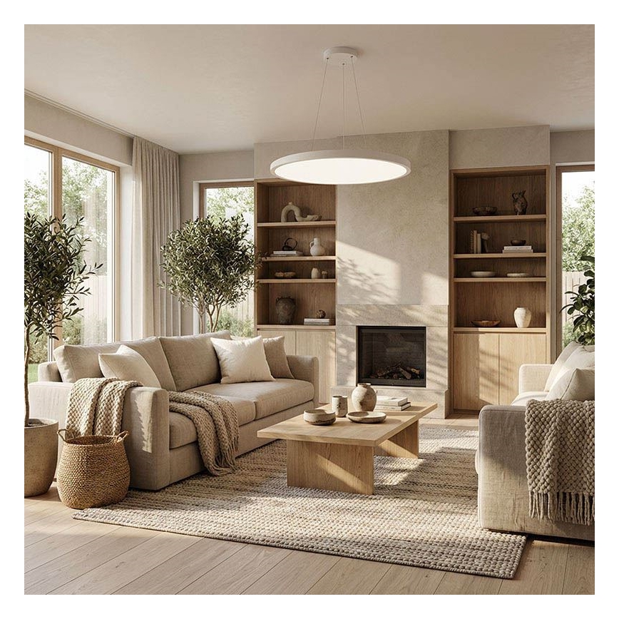 LED hämardatav lae pinnapealne rippvalgusti LED/50W/230V 3000-6500K + kaugjuhtimispult