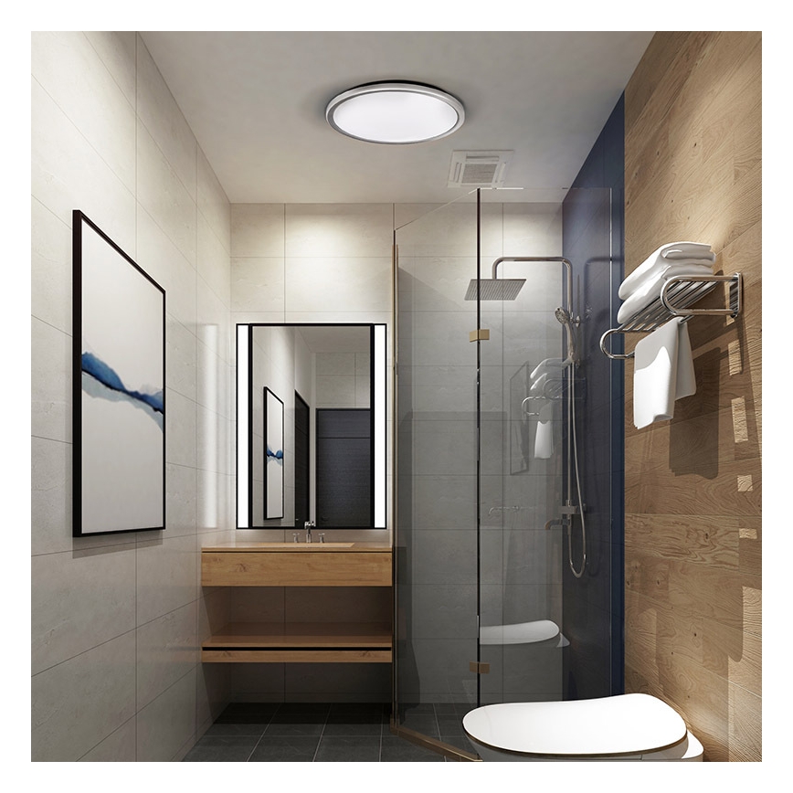 LED vannitoa laelamp ACATE LED/18W/230V 3000/4000/6000K läbimõõt 22 cm IP54
