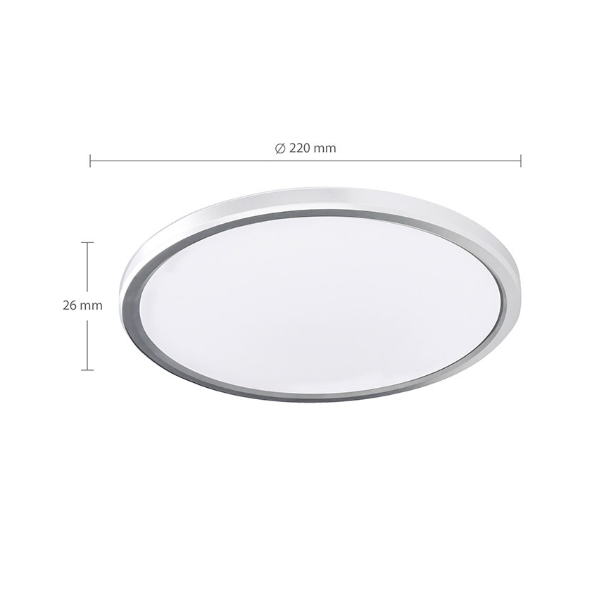LED vannitoa laelamp ACATE LED/18W/230V 3000/4000/6000K läbimõõt 22 cm IP54