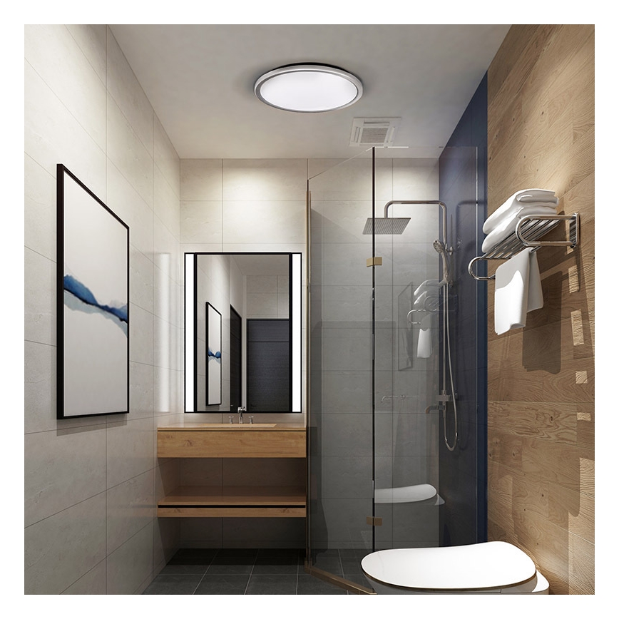 LED-vannitoa laevalgusti ACATE LED/24W/230V 3000/4000/6000K läbimõõt 29,3 cm IP54