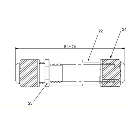 Solight WW002 - Kaabli konnektor 450V AC/10A IP68