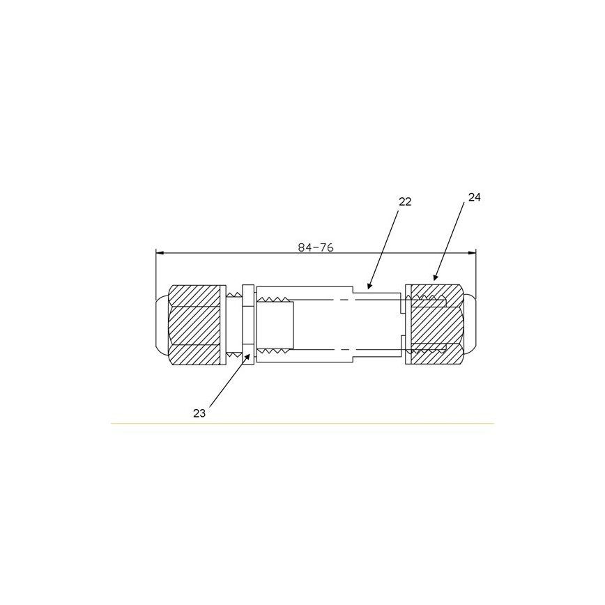 Solight WW002 - Kaabli konnektor 450V AC/10A IP68