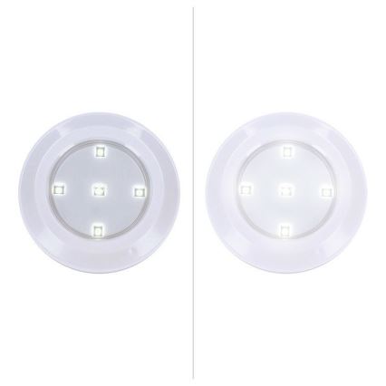 KOMPLEKT 3x LED Hämardatav valgusti koos puldiga LED/3xAAA