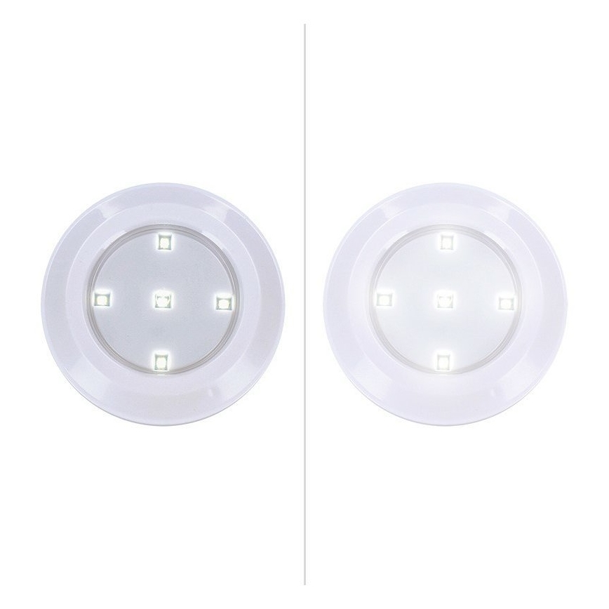 KOMPLEKT 3x LED Hämardatav valgusti koos puldiga LED/3xAAA