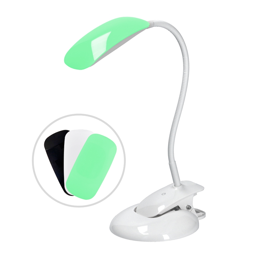 Soligth WO42 - hämardatav LED laualamp aluse ja klambriga LED/5W/230V