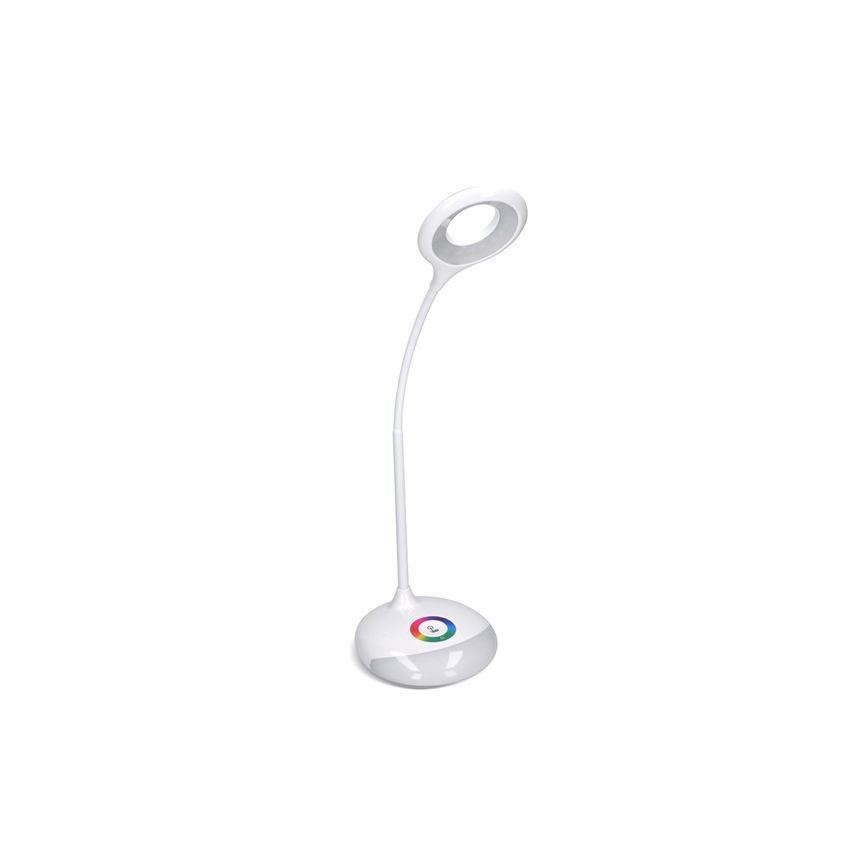 LED RGB Hämardatav taaslaetav laualamp LED/5W/5V 1800 mAh