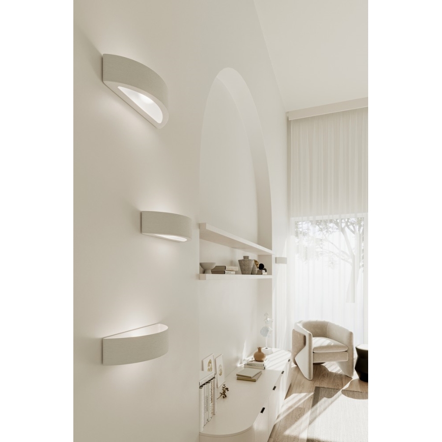 Seinavalgusti ATENA 1xE27/60W/230V 40,5 cm valge
