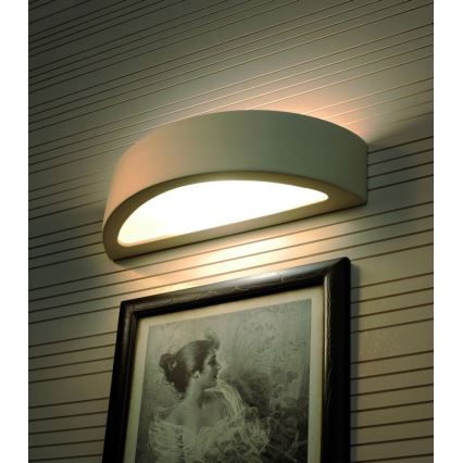 Seinavalgusti ATENA 1xE27/60W/230V 40,5 cm valge