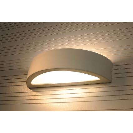 Seinavalgusti ATENA 1xE27/60W/230V 40,5 cm valge