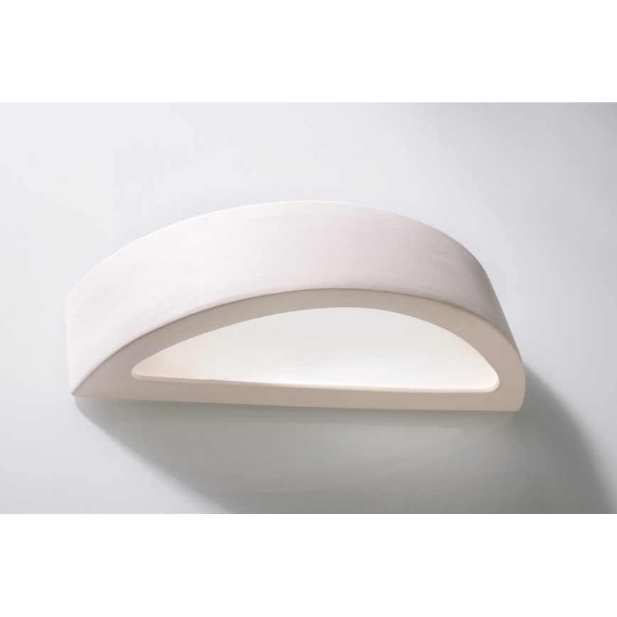 Seinavalgusti ATENA 1xE27/60W/230V 40,5 cm valge