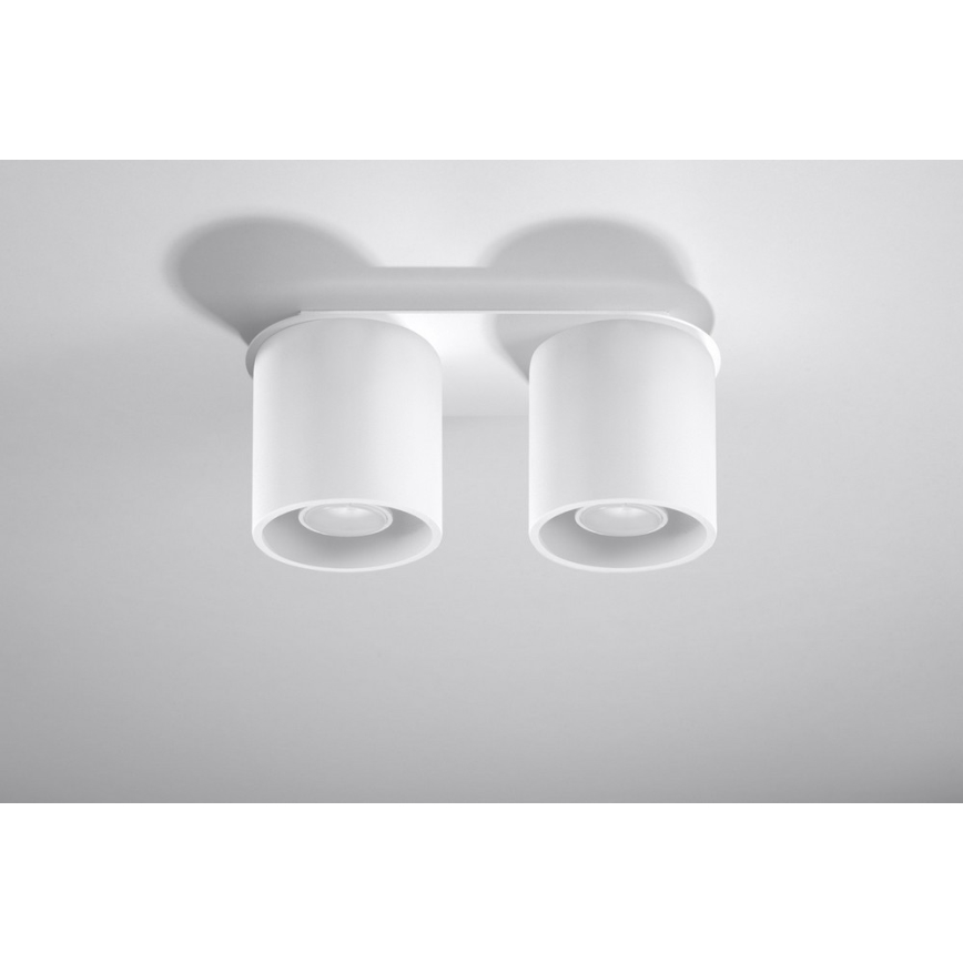 Kohtvalgusti ORBIS 2 2xGU10/40W/230V valge