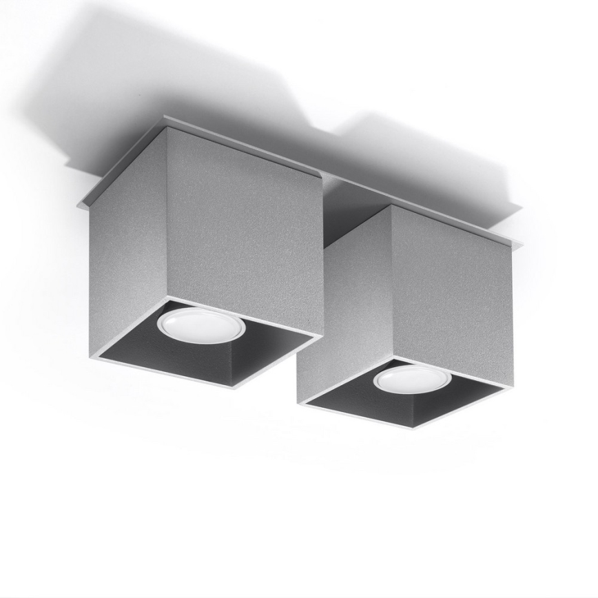 Kohtvalgusti QUAD 2 2xGU10/40W/230V hall
