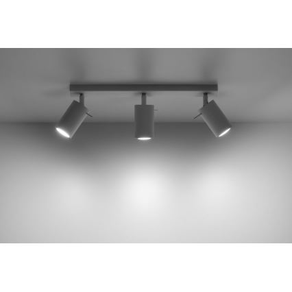 Kohtvalgusti RING 3 3xGU10/10W/230V valge