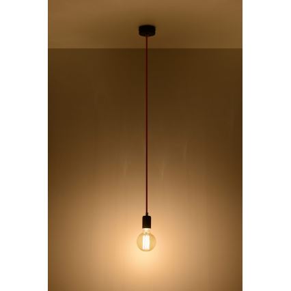 Sollux SL.0152 - Lühter EDISON 1xE27/60W/230V must