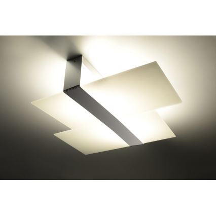 Laevalgusti MASSIMO 2xE27/60W/230V valge/läikiv kroom