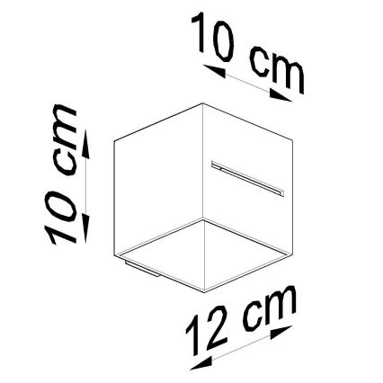 Sollux SL.0205 - Seinavalgusti LOBO 1xG9/40W/230V hall