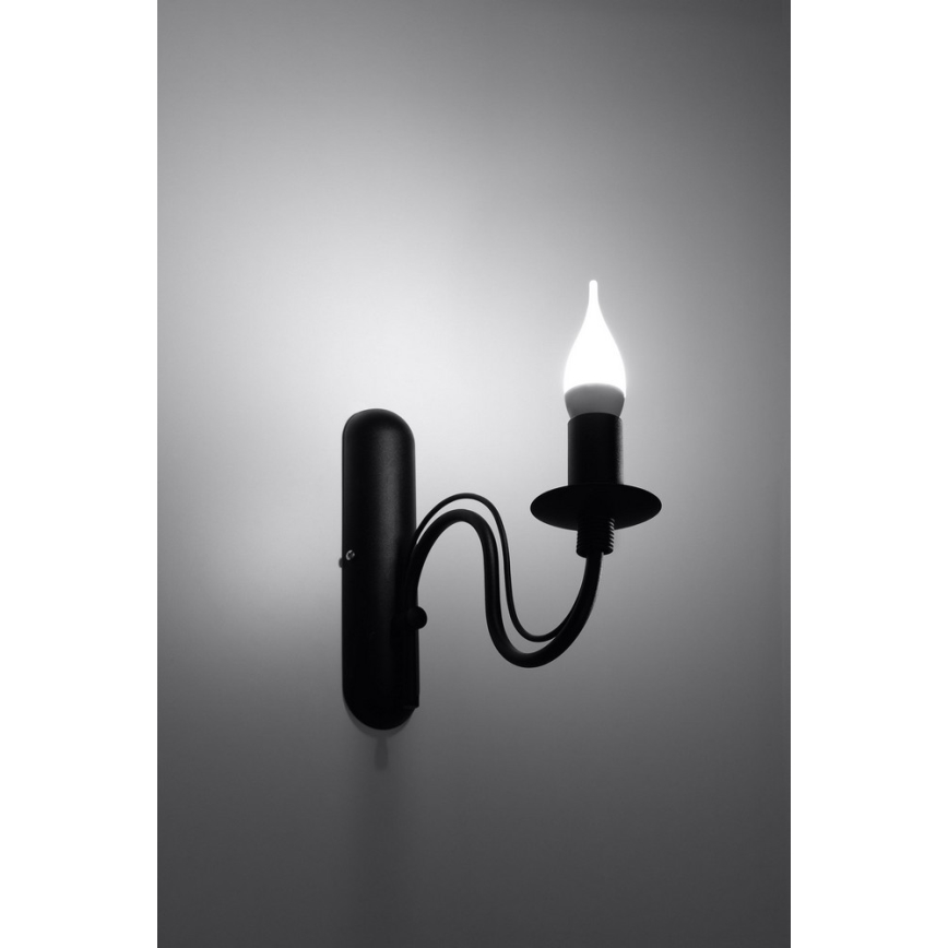 Sollux SL.0220 - Seinavalgusti MINERWA 1xE14/40W/230V must