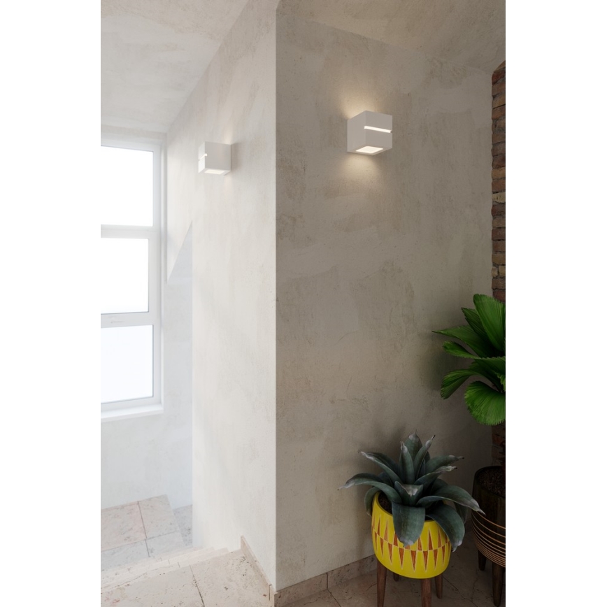 Sollux SL.0230 - Seinavalgusti LEO LINE 1xE27/60W/230V valge
