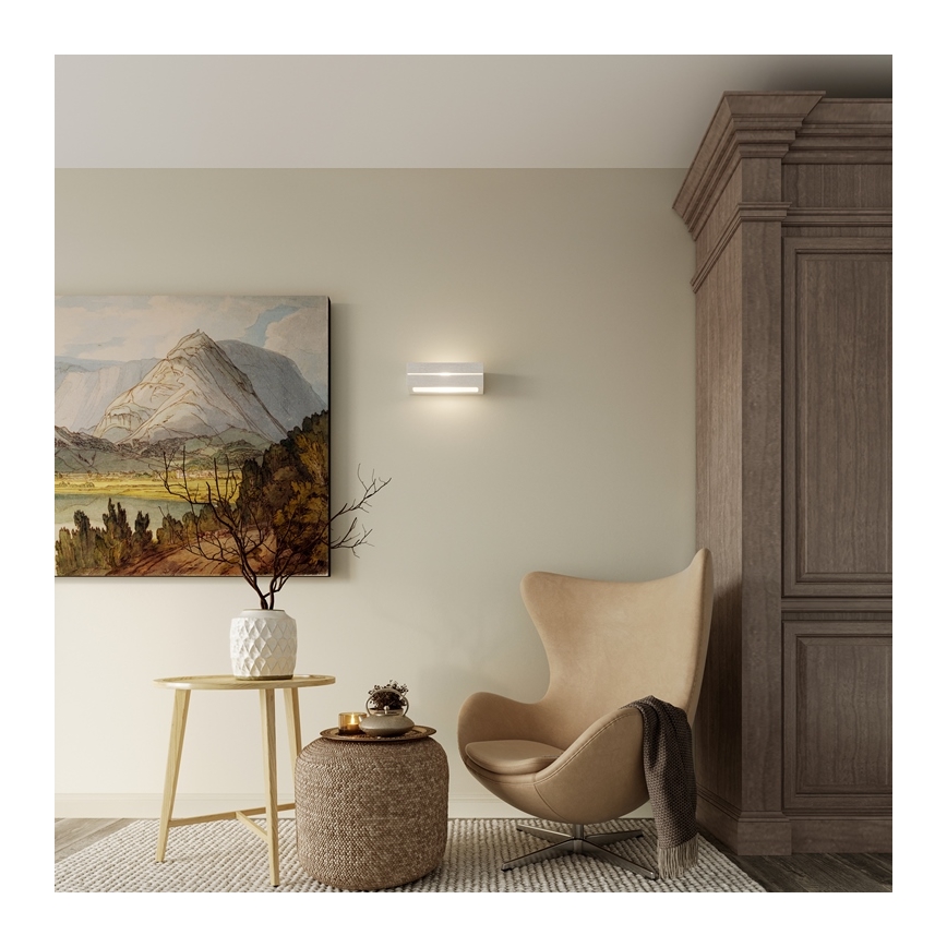 Sollux SL.0231 - Seinavalgusti VEGA LINE 1xE27/60W/230V valge