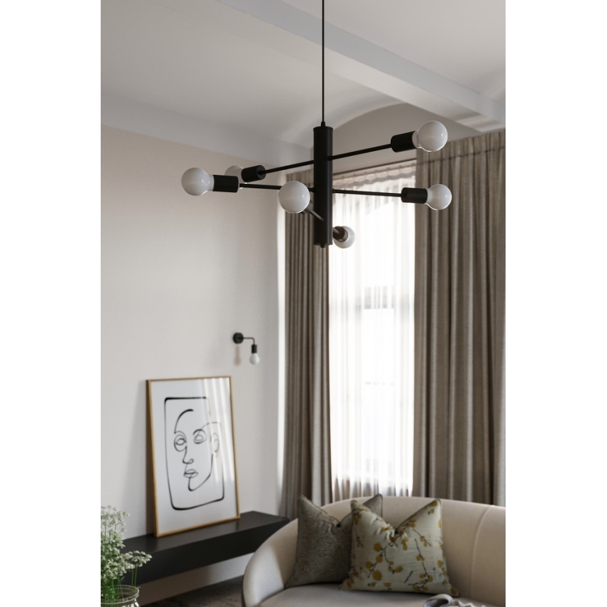 Sollux SL.0303 - Lühter DUOMO 3D 3xE27/60W/230V must