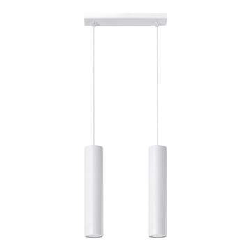 Sollux SL.0324 - Lühter LAGOS 2 2xGU10/40W/230V valge