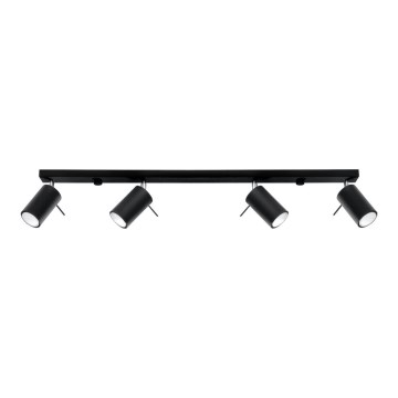 Sollux SL.0332 - Kohtvalgusti RING 4L 4xGU10/40W/230V must