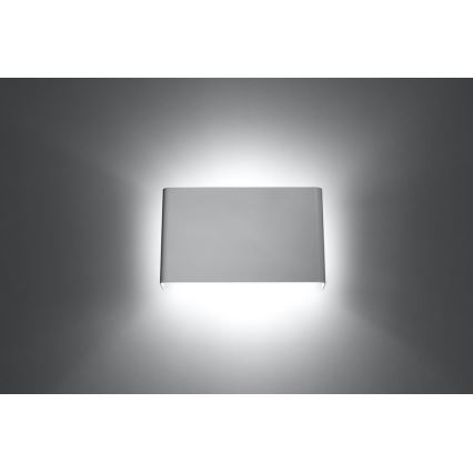 Sollux SL.0419 - Seinavalgusti COPERTURA 2xG9/40W/230V valge